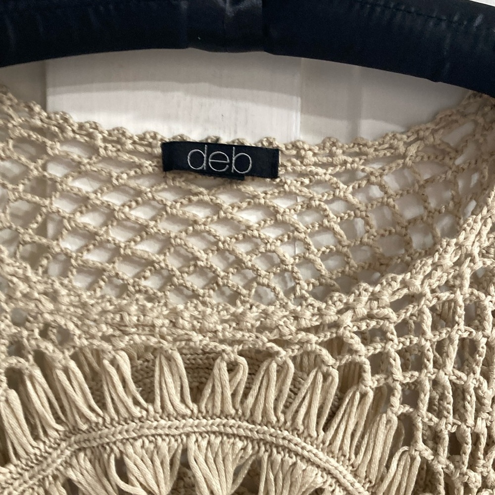 Deb Cream Crochet Top - Picture 2 of 4